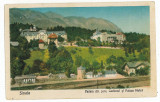 2045 - SINAIA, Railway Station, Romania - old postcard - used, Circulata, Printata