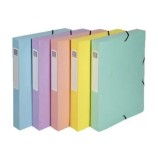 Cumpara ieftin Mapa documente Exacompta, din carton, 600 gmp, cu inchidere cu elastic, cotor 4 cm