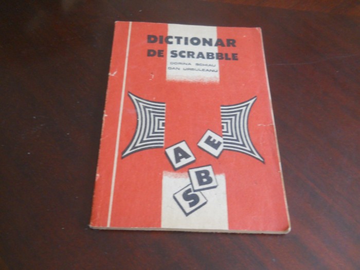 Dictionar De Scrabble - Dorina Schiau, Dan Ursuleanu,1989