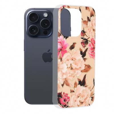 Husa pentru Apple iPhone 15 Pro, Techsuit, Marble, Bej foto
