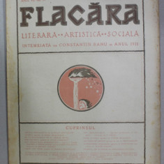 FLACARA , REVISTA LITERARA , ARTISTICA , SOCIALA , ANUL VII , NR. 39 , 29 SEPTEMBRIE , 1922