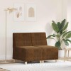 VidaXL Unitate Sofa Modulară Fără Brațe 2 pcs Maro 55 x 74 x 82 cm 3399788