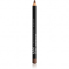 NYX Professional Makeup Eye and Eyebrow Pencil creion de ochi cu trasare precisă culoare Dark Brown 1.2 g