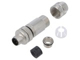 Conector M12 tată cu 4 pini, terminal cu şurub - WEIDM&Uuml;LLER