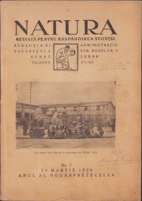 HST C472 Revista Natura 3/1930 foto