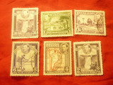 Serie mica British Guyana 1938 R.George VI , motive locale , 6val. stampilate, Stampilat