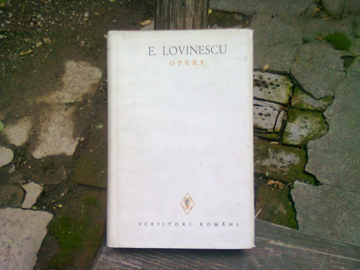 E. LOVINESCU - OPERE VOL.II (EDITIE IN LIMBA FRANCEZA)