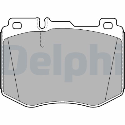 DELPHI LP3172 set placute frana,frana disc foto