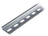 Șină DIN TS35 1m Perforată Oțel Zincat 7.5mm