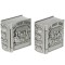 Set 2 cutiute antimoniu Pufo Little Child pentru prima suvita si primul dintisor, 4 cm