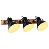 Lampa de perete industriala, negru, 65 x 25 cm, E27