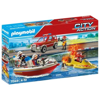 Playmobil - Misiunea pompierilor pe apa foto