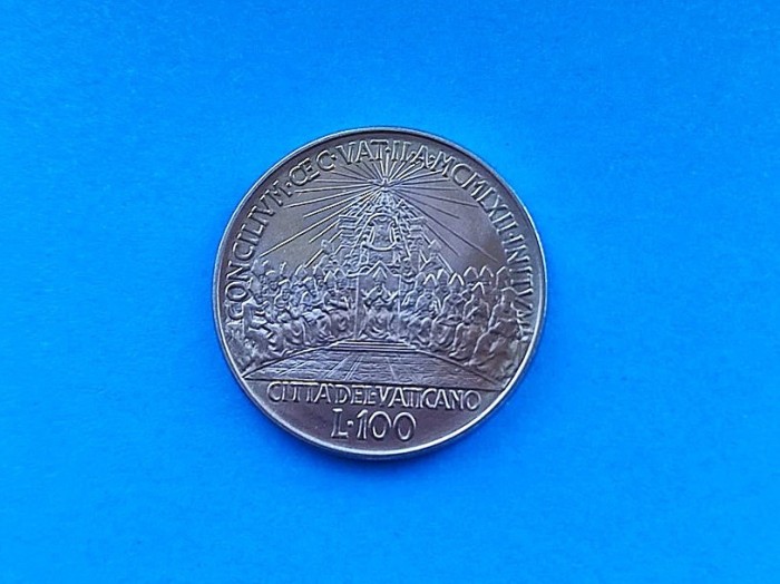 100 Lire 1962 Vatican-AUNC++U