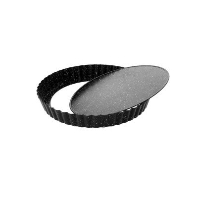 Tava rotunda pentru copt tarte, cu fund detasabil, 25 cm, Kinghoff foto