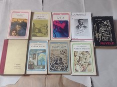 LOT 9 CARTI AUTORI ROMANI:SLAVICI, CARAGIALE, G.CALINESCU, GARLEANU, CREANGA...