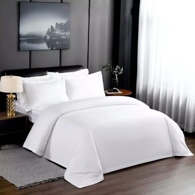 LENJERIE PAT PERCALLE ALB 50%BBC+50%PES - KING SIZE 4 foto