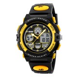 Ceas pentru copii, Sport, Dual-Time, Casual, Quartz, Curea din PU, Skmei