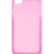 Husa silicon cauciucat roz transparent ultraslim pentru Apple iPhone 4/4S