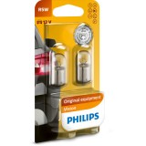 SET 2 BECURI AUXILIARE R5W BA15s 12V (blister) PHILIPS 78751