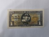 Spania 1 Pesetas 1940 Rara