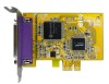 Placa port paralel PCI-E Dell Sunix PAR5408A Low Profile DP/N G1FN2
