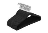 Set umerașe, 20 buc., catifea, negru, Oem