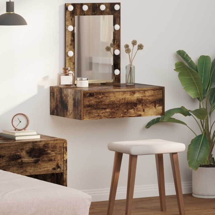 vidaXL Masă de Machiaj cu sertar Maro 60 x 40 x 70 cm Lemn compozit 865221