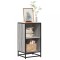 Gossi biblioteca, gri sonoma, 40x35x76 cm, lemn prelucrat