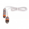 Cablu de date 2 in 1 Micro USB / Iphone 5-6 Alb