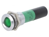 Lampă de control LED verde 230V &Oslash;16mm