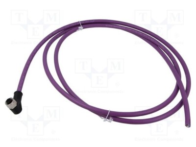 Cablu BINDER M12 5 pini ecranat drept 2m pentru senzori și automatizări foto