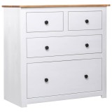 Cumpara ieftin Dulap, alb, 80 x 40 x 83 cm, lemn de pin, gama Panama