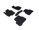 Covorase Cauciuc Premium Stil Tavita VW Passat B7 (2010-2015) Seintex, Negre, Fara Miros, Bordura 3cm