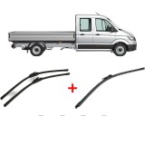 Cumpara ieftin Set 3 stergatoare Volkswagen CRAFTER 30-50 Platform/Chassis (2F_) din 2006 - 2016, pentru parbriz si luneta fata si spate auto, Bosch Aerotwin, din ca