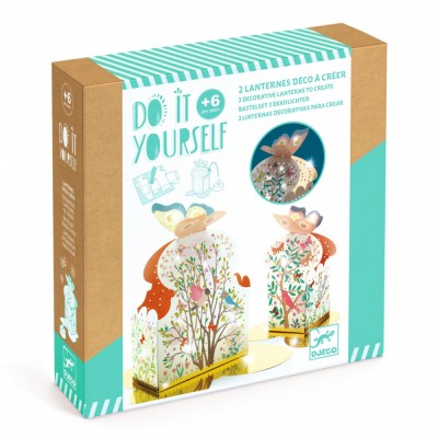 Joc creativ DIY felinar Lumini si umbre, Djeco foto