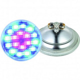 Bec LED Piscina/Fantana RGB 18W/1260lm + TELECOMANDA