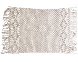 Cumpara ieftin Covoras Bumbac Crem 50 x 80 cm, AdTrend, Stil Rustic
