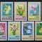 MONGOLIA 1997 - Flori, orhidee / serie completa MNH