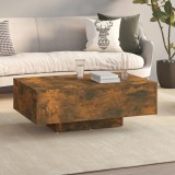 Gossi masuta de cafea, stejar fumuriu, 85x55x31 cm, lemn prelucrat