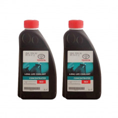 Pachet 2 litri Antigel Toyota Long Life G12 concentrat rosu