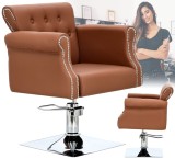 Scaun de coafat Kiva hidraulic rotativ pentru salonul de coafură scaun de coafor