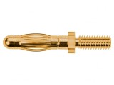 Mufă Banană Aurită 4mm 32A