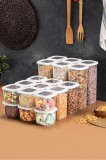 Cumpara ieftin Set 18 cutii de depozitare alimente FOLYBNM - 18, Alb