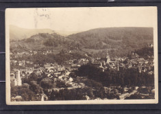 SIGHISOARA CIRCULATA 1937 STAMPILA TREN foto