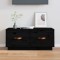 vidaXL Comodă TV, negru, 80x34x35 cm, lemn masiv de pin 818244