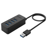 Hub USB 3.0 4 Port USB cablu de date 30cm Orico W5P-U3