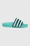 adidas Originals papuci Adilette GX3371 femei, culoarea turcoaz GX3371-MNRS/WHT