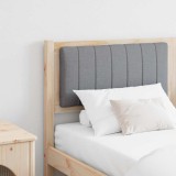 vidaXL Tăblie tapițată Maro 160 cm Lemn de pin masiv și stofă 879054