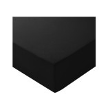 Cearceaf de pat cu microfibra Amazon Basics, negru, 90 x 200 x 30 cm - RESIGILAT