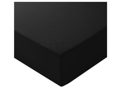 Cearceaf de pat cu microfibra Amazon Basics, negru, 90 x 200 x 30 cm - RESIGILAT foto